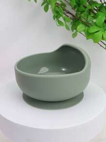 Thickened Silicone Bowl, Suction Cup Bowl Heat-Resistant Food Bowl, Feeding Tableware Complementary Food Bowl,