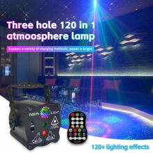 USB Powered Laser Lights, DJ Disco Stage Party Lights, 120 Lighting Effects, Projection Lights For Christmas And Halloween Decoration, Voice Controlled Strobe Projectors, Karaoke Bars, KTV Bars, Dance Gifts, Birthdays And Weddings - ánh sáng màu - Xem 8