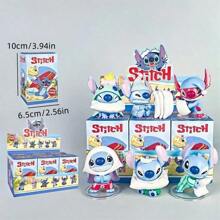 Disney Caja ciega de la serie Lucha de almohadas de Disney Lilo y Stitch - Caja misterio de figuras coleccionables, juguetes exquisitos y regalos decorativos, figuras de sorpresa únicas con detalles y accesorios intrincados (estilos aleatorios)
