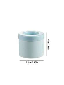1pc Cylinder Silicone Ice Cube Mold, Decompress Ice Lattice, Mini Ice Maker Cube Tray, Press-Type Easy-Release Ice Cup, Portable Ice Mold, Reusable Ice Maker, For Making Beverage, Fruit Juice, Ice Cream, Cocktail And Coffee Ice Cubes Gadget, Suitable For Home, Bar, Club And Outdoor Summer Drinks, Kitchen Supplies, Kitchen Accessories(Blue)
