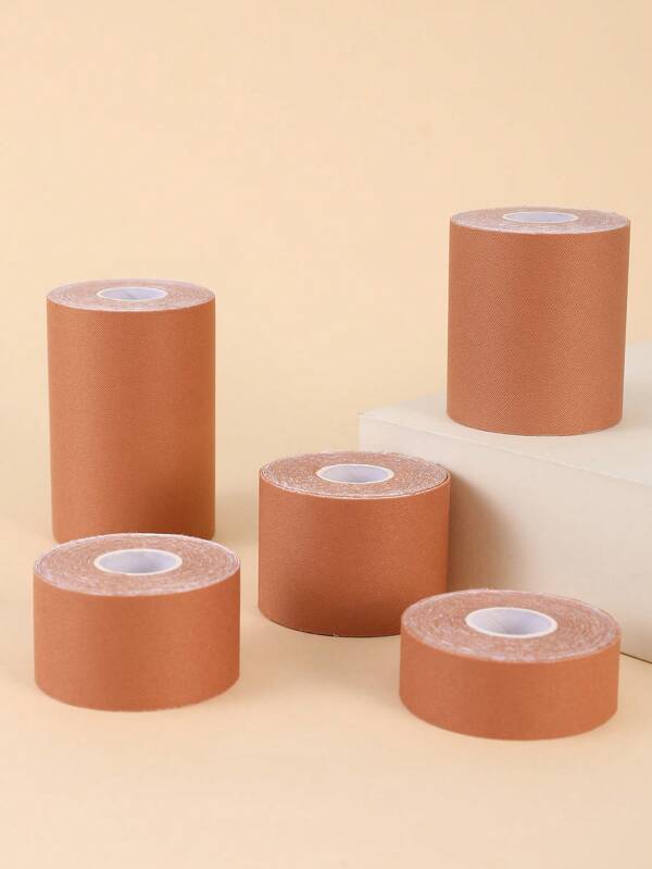 Adhesive Bandage Boob Tape To Lift And Support Bust, Disposable Use Stretchy Fabric, Suitable For A-E Cup Sizes, Great For Summer Dresses And Tops