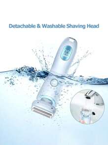 Electric Razors Shaver For Women, 2-IN-1 Women Electric Razor For Leg Arm Face Pubic Area, Cordless Bikini Trimmer Hair Removal For Women With Detachable Head, Painless,Wet & Dry ,Portable Battery-Operated Electric Shaver Epilator & Eyebrow Trimmer For Women - Miniature Facial Hair Removal Device For Face And Body Portable Hair Trimmer Electric Epilator Eyebrow Shaping Tool, Mini Facial Hair Remover, Face Shaver For Women