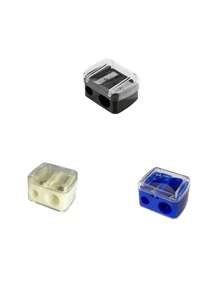 8/4/2pcs Makeup Pencil Sharpener, Lip Liner Pencil Sharpener, Eyebrow Pencil, Eyeliner Pencil Makeup Tool Sharpener, Eyeliner Pencil Sharpener, Double Hole Design, Excellent Material,Big & Small Hole Design, Easy To Use,Portable, Wide Application, Suitable For Beauty Salons, Nail Salons