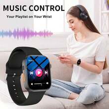 SIMSONLAB Reloj inteligente para hombres con correa de silicona 2025, marcación/respuesta de llamadas, contador de pasos/calorías, múltiples modos deportivos, notificación de llamadas/mensajes entrantes, pantalla táctil completa, regalo elegante - Multicolor - Ver 5