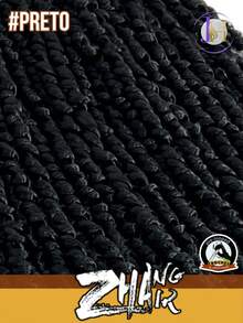 Crochet Braided Hair Beach Snail Twist Zhang Hair 400 Grams - màu đen - Xem 3