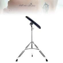 Tattoo Armrest Tripod Foldable Adjustable Height Arm Bar Leg Rest Studio Stand - As Shown - View 1