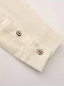 Camicia con cappuccio in lino da uomo a maniche lunghe con bottoni - cappuccio con cordino, vestibilità ampia e leggera - tessuto traspirante per l'estate, vacanza in spiaggia e uso quotidiano all'aperto
