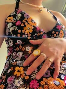 Women Y2k Sequin Halter Cami Tops Summer Deep V Neck Spaghtti Strap Backless Sexy Crop Tank Tops Sheer Mesh Patchwork Slim Fit Shirt Fairy Grunge Going Out Tops E-Girls Vintage Aesthetic Clothes Clubwear