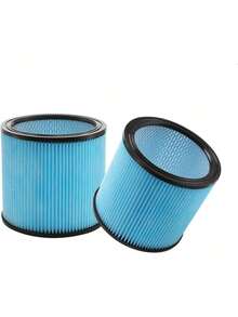 2 Pack Blue Replacement Cartridge Filter Compatible With Shop-Vac Shop Vac 90304, 90350, 90333,903-04-00,9030400,Fits Most 5 Gallon And Above Wet/Dry Vacuum Cleaners - Blue - View 10