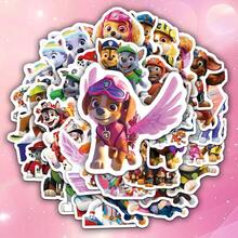 Paw Patrol 85入 汪汪隊立大作戰卡通可愛趣味塗鴉貼紙 個性創意裝飾貼紙 適用於剪貼簿、行李箱、吉他、鉛筆盒，禮物與學校用品貼紙 - 彩色 - 查看 1