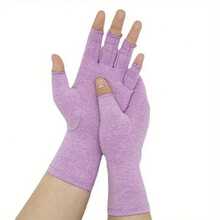 Gants demi-doigts respirants - fibre de polyester anti-dérapante et durable, convient pour la conduite, la fitness, les activités extérieures, la pêche et le combat - conception tricotée lavable en machine, disponible en noir, gris, rose et beige
