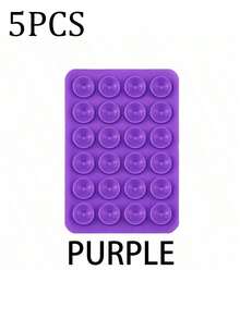 3/4个装硅胶粘性手机支架，防滑硅胶粘性手机支架，手机壳支架，免提手机配件，自拍和视频支架，1/2/5/10/50/100个装，多功能手机配件，适用于所有型号 - 彩色 - 查看 22