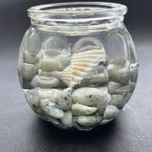 100克/500克天然拉长石砾石，适用于花瓶、花盆、鱼缸装饰、水晶消磁器