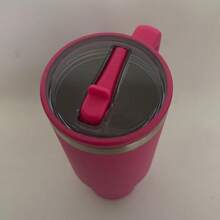 1200ml Thermal Cup With Open And Close Spout Immediate Shipping New Model - Hot Pink - View 2