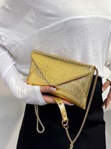 Women's Fashion Simple Versatile One Shoulder Diagonal Crossbody Envelope Bag, Solid Color Large Capacity Suitable For Shopping, Wallet, Shopping, Young Women, College Students, Newcomers, White-Collar. Ideal For Office, University, Work, Business, Commute, Outdoor Activities, Travel And Excursion