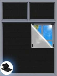 1 szt. Można przyciąć według własnego rozmiaru, tymczasowe rolety, nowe rolety 100%, rolety anty-UV, rolety przeciwsłoneczne na okna, rolety z pełną deską zacieniającą, przenośna tkanina zacieniająca, odpowiednia do sypialni, okna samochodu, rolety, prosta instalacja, zasłona, salon, kuchnia, dekoracja, dekoracja domu, salon, kuchnia, dekoracja, salon, dekoracja, dekoracja pokoju, zasłona, sypialnia