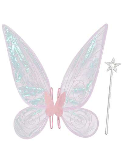 1件成人仙女翅膀，女孩蝴蝶翅膀，天使翅膀，女士仙女服装，万圣节服装派对礼物，成人仙女服装翅膀，女孩蝴蝶翅膀，天使翅膀，万圣节角色扮演服装，圣诞礼物，新年礼物