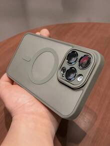 奢华磨砂外壳无线充电防震外壳适用于 Apple 17 16 15 14 13 12 11 Pro Max 带半透明装甲保护套