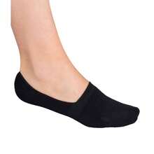 Women's Invisible Half Slipper - Selene - 7760.001 BLACK NUDE WHITE / 34 To 38 - Black - View 2