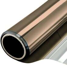 Película reflectante para ventana de espejo de un solo sentido, privacidad durante el día, anti-UV, con adhesión estática, película decorativa removible para ventanas, color plateado - Multicolor - Ver 19