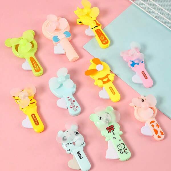 1~3pcs Mini Portable Fan Bulk Cute Summer Fan Party Discount Manual Cooling Fan Cute Handheld Fan Bulk Mini Fan Outdoor Cooling Gift, Available In Various Colors And Styles, Tested Grip Strength, Essential For Summer, Good For Outing, Daily Rewards, Small Gifts ,Camping Gifts Fan,Fans