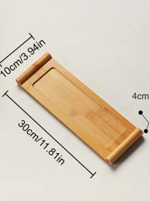 1 pièce Plateau à thé en bambou de forme enroulée, plateau de service à thé domestique, support résistant à la chaleur, matériau naturel, 2 styles disponibles - style japonais minimaliste ou accessoire de mini-service à thé en bois, retour à l'école de la culture du thé