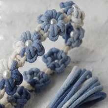 1 件 3 毫米渐变色芯绳，DIY 手机挂绳，花边编织绳