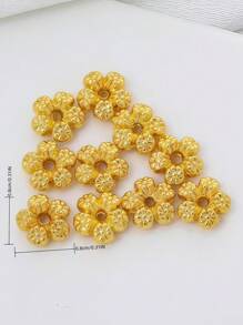 30pcs, Flower Spacer.Not Easy To Lose Colour And Allergy.Perfect For Ladies To Make, Bracelets, Necklaces, Keychains, Ladies Accessories.Make Ladies Jewellery With Your Own Characteristics.Beads, Spacers.Key Ring Decorations.Bead Accessories. Diy Glamour Jewellery Accessories.