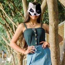 Therian 项链不锈钢 Therian 骄傲符号项链猫咪装备动物