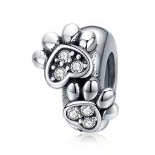 WOSTU 1pc 925 Sterling Silver Metal Round Bead Scroll Pattern Pendant, Anti-Oxidation Jewelry For Women, Compatible With Original Bracelet DIY - Silver - View 19
