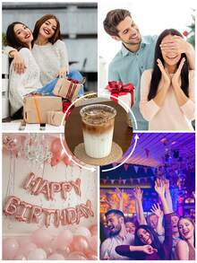 1件/2件/4件 420毫升 14.2盎司竖条纹玻璃杯，花形水杯，冰咖啡杯，饮水杯，透明玻璃杯，玻璃水杯，高硼硅玻璃杯，耐高低温 - 無色 - 查看 11