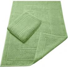New Avalon Towels Sage Green Bath Mat - 100% Cotton Set Of 2 Absorbent Bathmat - Bathroom Mats Quick Dry Bath Mats For Bathrooms (22x34 Inch) - Sage Green - View 1