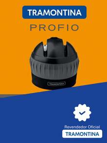 Afiador de Facas Tramontina Profio com Base com Sistema Antideslizante Preto - Tramontina - Preto Ref.24038/000 - Visão 3