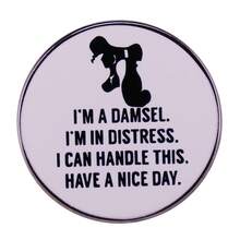 Famous Badge Of A Girl In Trouble - Silver - View 1