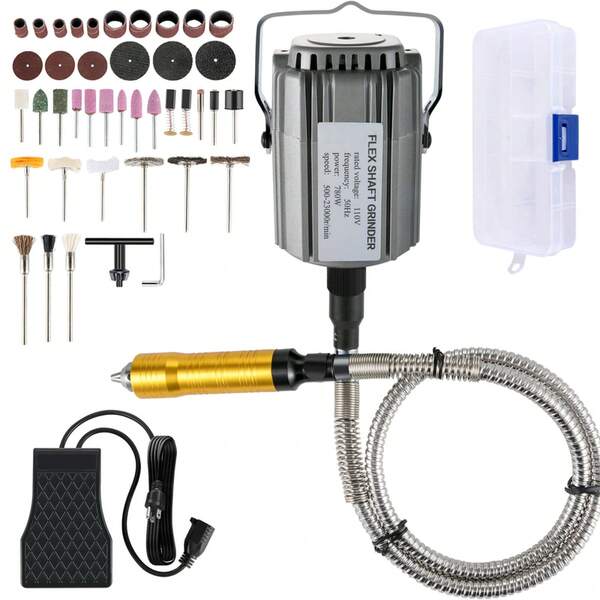 780W Rotary Flex Shaft Grinder Hanging Grinding Carver Electric Tool Kits