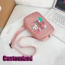 Personalized Nurse Fanny Pack With Custom Name - Hidden Zipper Waterproof Nylon Waist Bag For Women, Medical Themed Crossbody Chest Pack With Coin Pocket, Unisex Lightweight Gift For Healthcare Workers (2025 New)