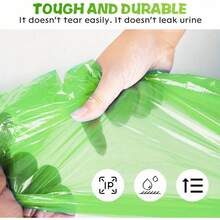 8个装香氛尿布桶替换袋,尿布垃圾袋,耐用防漏替换垃圾袋,密封除臭,易撕易折叠设计,兼容多种桶型,是婴儿用品的理想之选,多用途垃圾袋,适用于婴儿房、厨房、浴室、汽车和家居除臭。 - 彩色 - 查看 9