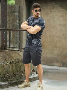 Men's Tactical Shorts With Multiple Pockets, Durable Multifunctional Utility Shorts, Quick-Drying Summer Training Shorts With Multiple Pockets - Grey - View 5