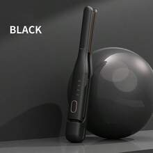 "Storage Bag Included" Men's Hair Iron, For Both Straightening And Perming, 2-Way, Slim Plate, 13mm Width, Straightening Iron, Cordless Iron, Compact, Equipped With Negative Ions, Lightweight, 4-Level Temperature Adjustment, Burns Prevention, Easy To Carry, For Home Use, Unisex, Father's Day Gift