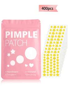 星形脸贴 - 装饰贴纸，温和不刺激，防水透气，日常必备，方便携带，适合旅行、聚会、化妆技巧分享，也是拍照的完美道具