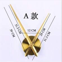 1pc, Metal Pointer DIY Wall Clock, Metal Clock Pointer DIY Wall Clock, Silent Universal Scanning Second Hand, Creative Home Frame Wall Clock, Suitable For Home Living Room And Office Decoration (Excluding Digital Wall Decoration. Excluding Battery). Room Decor Clock Wall Bedroom Decor Dormitory Decor Back To School School Decor School Surprise Home Decor School Supplies - Multicolor - View 3