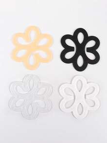 Flower Shaped Bra Strap Clips, Non-Slip Bra Strap Clips, Criss-Cross Bra Strap Clips, Invisible Bra Accessories - Multicolor - View 6