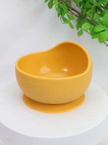 Thickened Silicone Bowl, Suction Cup Bowl Heat-Resistant Food Bowl, Feeding Tableware Complementary Food Bowl,