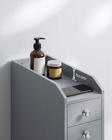 Bathroom Shelves & Corner Shelves - 灰色 - 查看 4