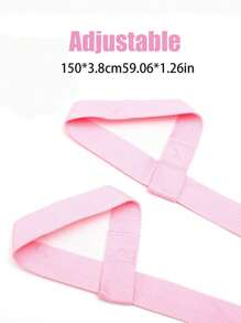 1pc 150*3.8cm Yoga Mat Strap, Available In Pink, Burgundy, Black, Orange, Army Green, Dark Purple, Adjustable Strap, Sports Mat Storage, Colorful Binding Strap, Storage Strap, Rope Yoga Stretching Strap, Portable Yoga Shoulder Strap, Fitness Workout, Shaping, Holiday Gift