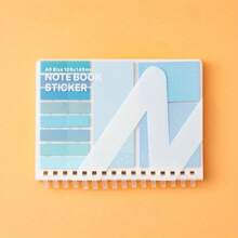 280 Pages Multifunctional Note Pad With 40 Sticky Notes, 160 Index Stickers, 20 Expansion Stickers, 60 Inner Pages, Adhesive, Index Stickers With Soft Ring, Horizontal Line, And Notebook,School Supplies,Back To School