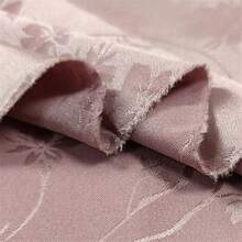 A Piece Of Jacquard Satin Fabric With Plum Blossom Patterns, Soft And Dark Jacquard Fabric, Is Exquisite And Elegant. It Is The Perfect Choice For DIY Handicrafts And Sewing