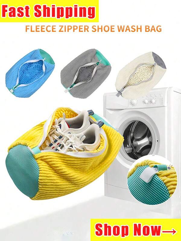 Schuh-Waschbeutel für Waschmaschine zum Waschen von Schuhen, Anti-Verformungs-Waschbeutel, Lazy Magic Machine Schuh-Waschbeutel, Lazy Schuh-Waschbeutel, zylindrischer Waschmaschinen-Wäschebeutel, Schuh-Schutzabdeckung, Anti-Verformungs-Waschbeutel.