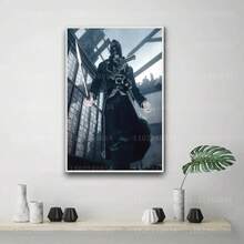 1 件《羞辱》游戏 X 帆布海报动作冒险艺术印刷品，适用于房间咖啡厅墙壁装饰，理想礼物可选框架 - 彩色 - 查看 32