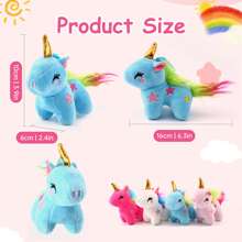 12Pcs Unicorn Plush Toy Set, Cute Plush Toy Gift For Girls 3-8 Years Old, Magical Plush Toy Gift For Girls